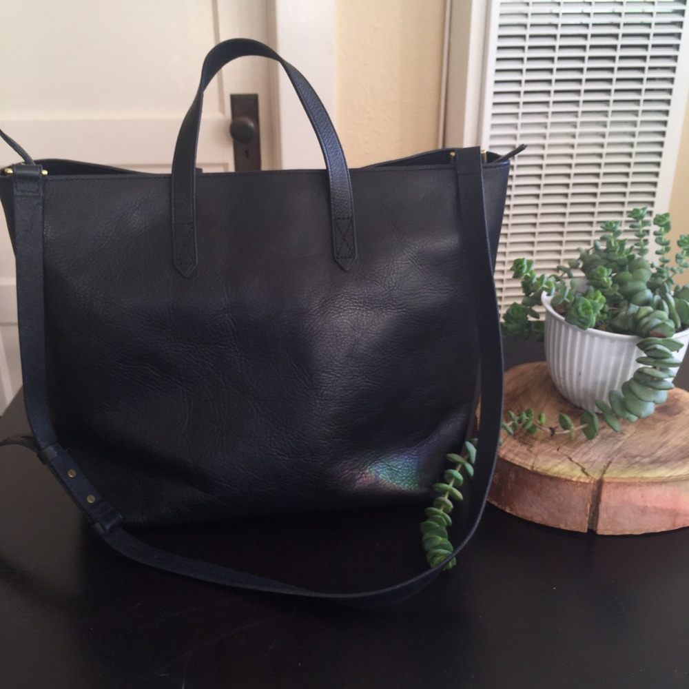 Madewell zip top Transport Tote